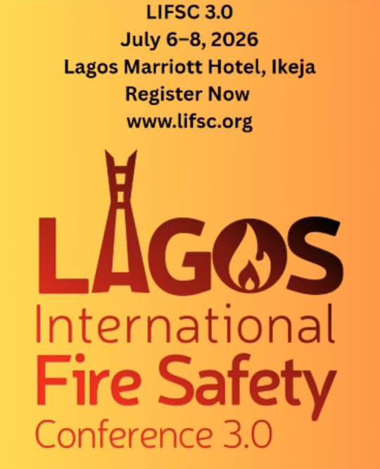 followlasg's tweet photo. The countdown is on for LIFSC 3.0 🔥

In just a few weeks, fire safety professionals, emergency responders, regulators, business leaders, and industry experts will gather for three impactful days of learning, networking, and collaboration focused on building safer workplaces, safer buildings, and safer communities.

If you care about safety, preparedness, and making real impact, this is where you need to be.

📅 6–8 July 2026
📍 Lagos Marriott Hotel, Ikeja
🎟 Register: https://t.co/SbuUSbHjbm
📞 Sponsorship & Exhibition: +2348036979392 +2348037790557

The countdown is exciting, but being in the room will be even better
@jidesanwoolu
@drobafemihamzat
@gbenga_omo
@gboyegaakosile
@LanreBajulaiye
@BarrBimbola
@Mr_JAGs @Riddwane

#AGreaterLagosRising
#LASG
#LIFSC3 
#FireSafety 
#SafetyFirst 
#BuildingSafety