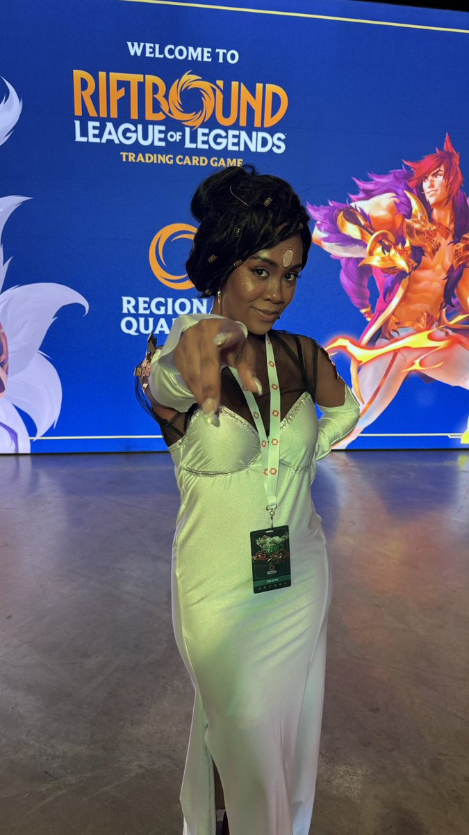 missjourdy's tweet photo. I am walking away from #RQHartford feeling so much love for the Riftbound community!

Seeing everyone’s creativity makes me want to push my own. I WILL be bringing Mel back for every RQ (maybe her other skins) 🙌🏽 can’t wait to do this again 🤎💛 https://t.co/eiOIR6IkHx