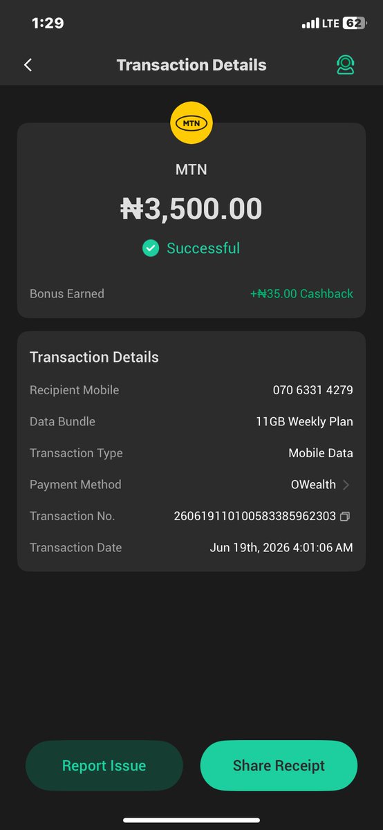 BelloPorch's tweet photo. @mavoswago @DJ_TUNEZ @MTN180 @MTNNG @OPay_NG  I bought data of 11gb for 3500 around 4am last week Friday, the transaction was successful, I was debited but the data wasn’t credited. I contacted Opay, Opay said they’re checking with Mtn, I called Mtn, Mtn said they’re checking with Opay. https://t.co/iXB2ZZ7eKl