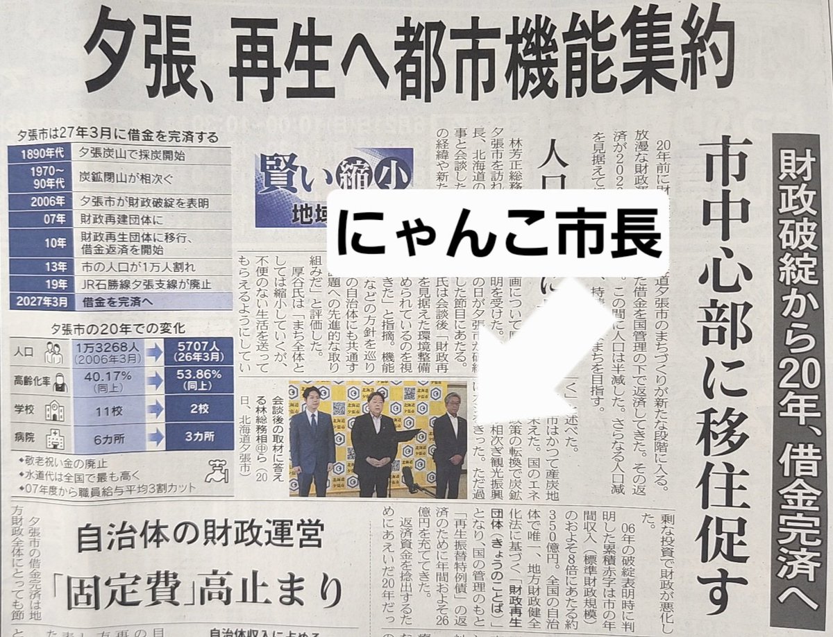 miho_SDCP's tweet photo. みてみてー!
ちっちゃいけどほら!
国会議員のおとなりに
私たちのにゃんこ市長だよー!
発声障害でも頑張ってるよ!
みんなも負けないで🙋
#日経
#日本経済新聞
#発声障害
#にゃんこ市長
#にゃんこ先生
#SDCP
#発声障害でも市長 https://t.co/VHs66WHc02