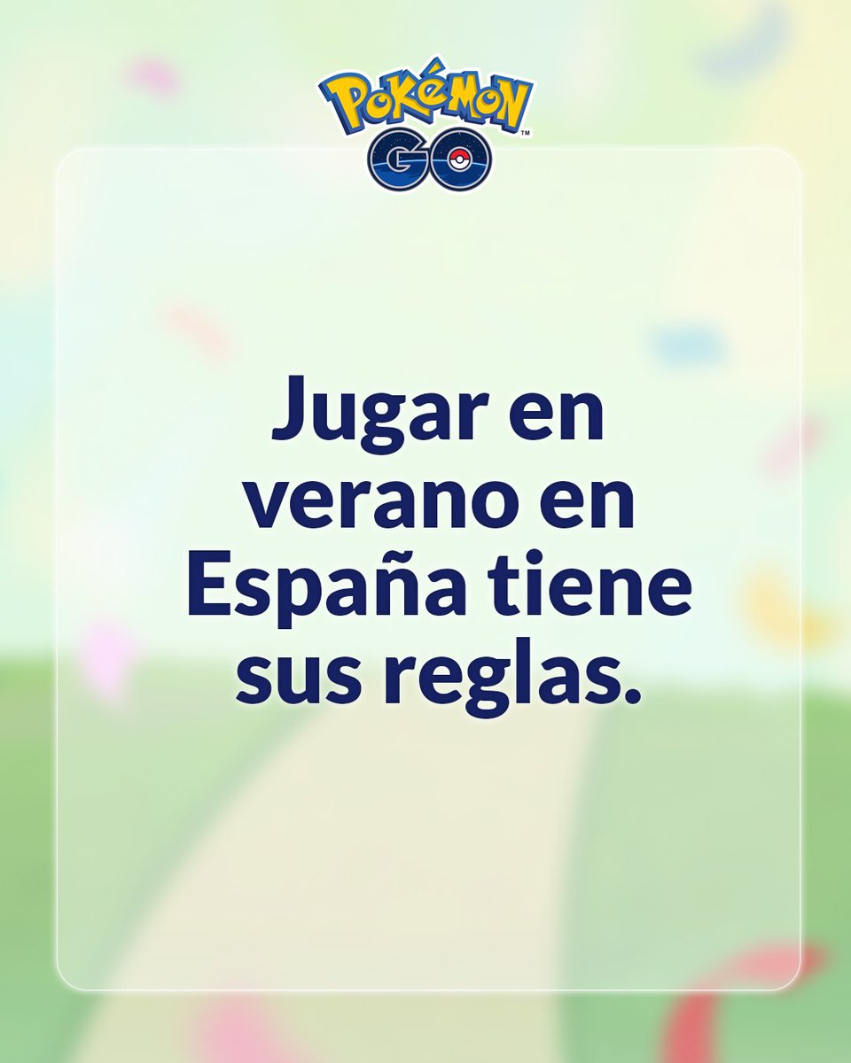 PokemonGOespana's tweet photo. El calor aprieta, pero los Pokémon siguen ahí fuera. 🥵☀️

Sombra, batería externa e hidratación: el kit del Entrenador español perfecto. ¿Y vosotros, cómo sobrevivís al verano?

#PokémonGO #Verano #EntrenadoresEspañoles https://t.co/8VgqAC2v8g