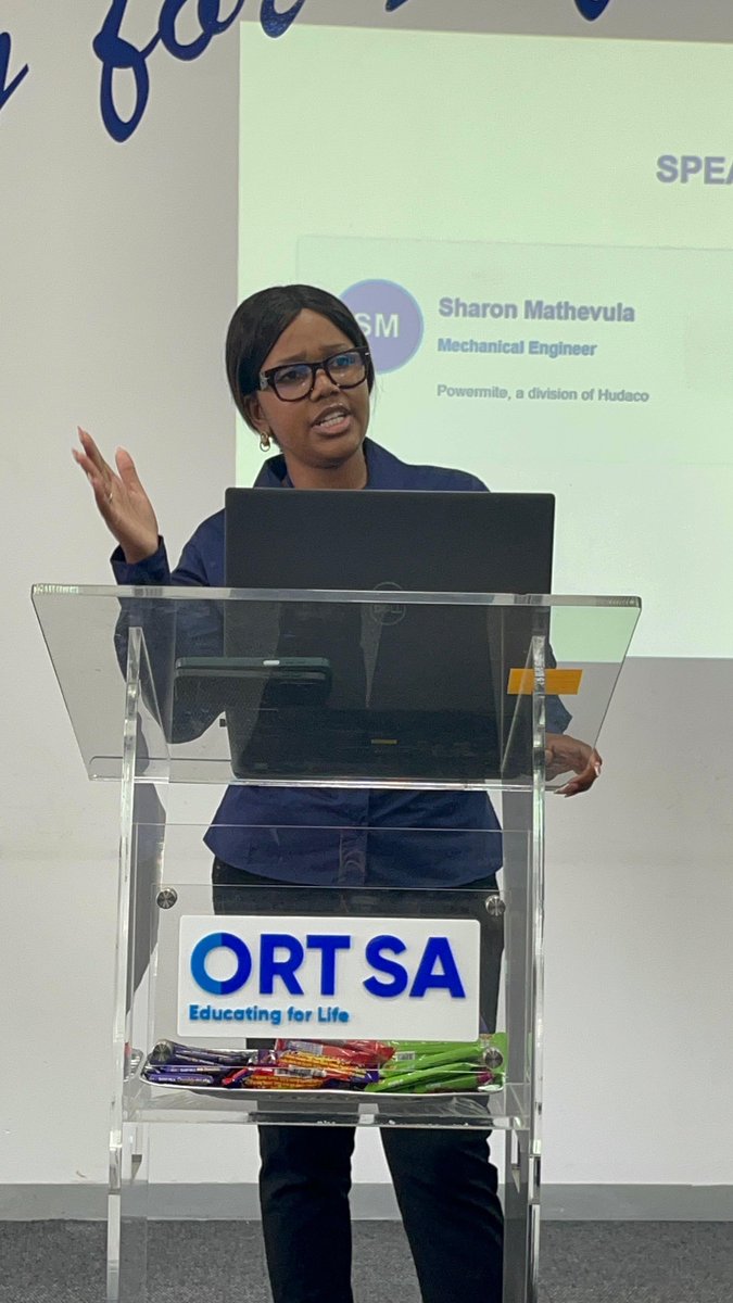 ORT_SA's tweet photo. “Learning doesn’t stop, Education is your passport”-Sharon Mathevula

#ORTSA #Hudaco #YEM #youngengineers #motivation #future https://t.co/lrCVDrrmVm