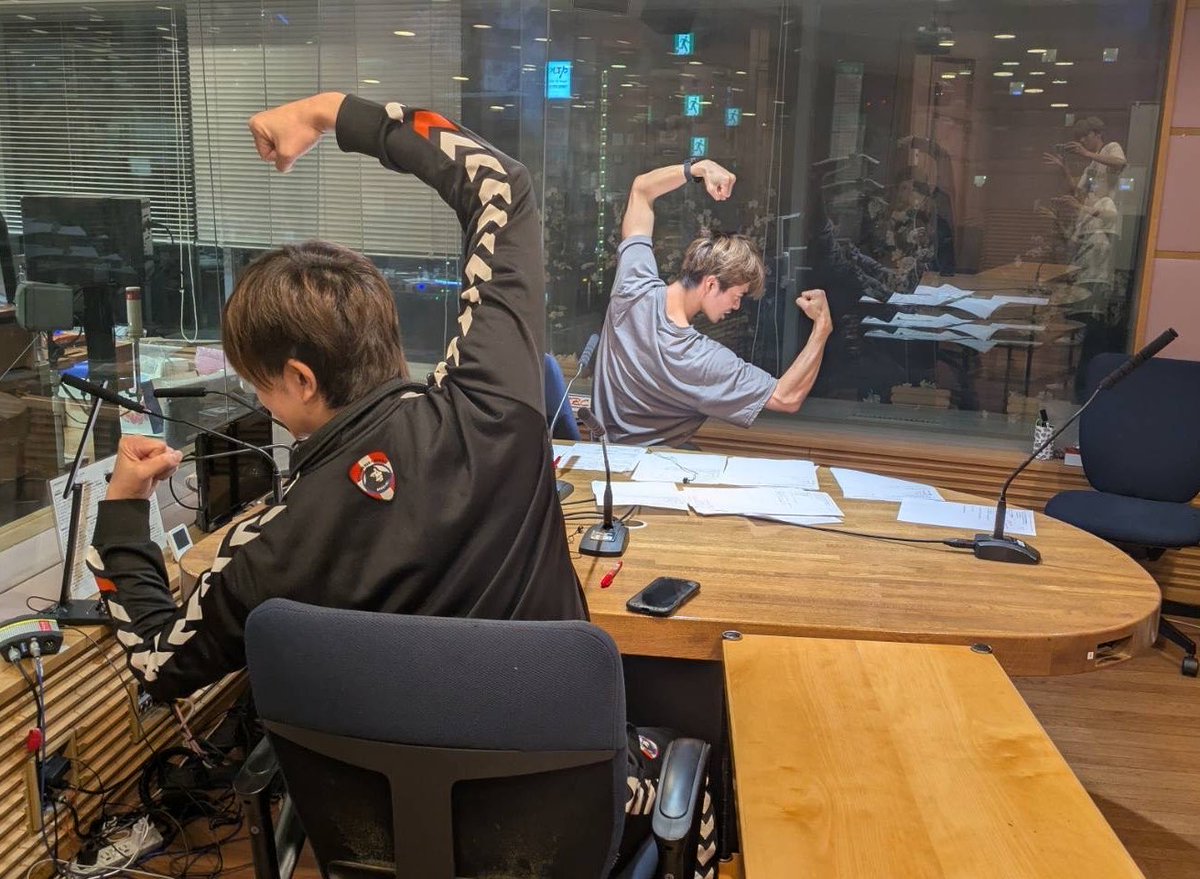 今週も元気に！ #栄第七学園男組 2人で24時まで生放送です