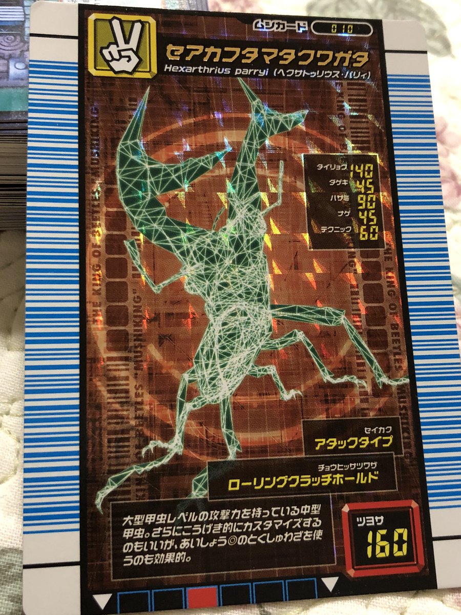 あぁ🥹 ずっと欲しかったセアカフタマタクワガタのロングバーコード
