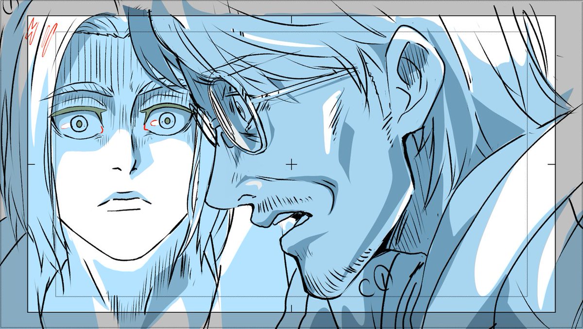 DailyGrishaPic's tweet photo. Grisha Composition Sketch - Season 4 https://t.co/dgbalaj1aC