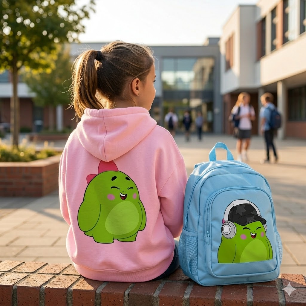 EthereaSkye's tweet photo. your favorite @sleepagotchi dino deserves more than a screen. 💚

from morning classes to weekend adventures, this little dino is always by your side.

- on your hoodie.
- on your backpack.
the cutest companion wherever life takes you.🦖🎒

#Sleepagotchi #IP #DinoGang https://t.co/6wn8oj1p0f
