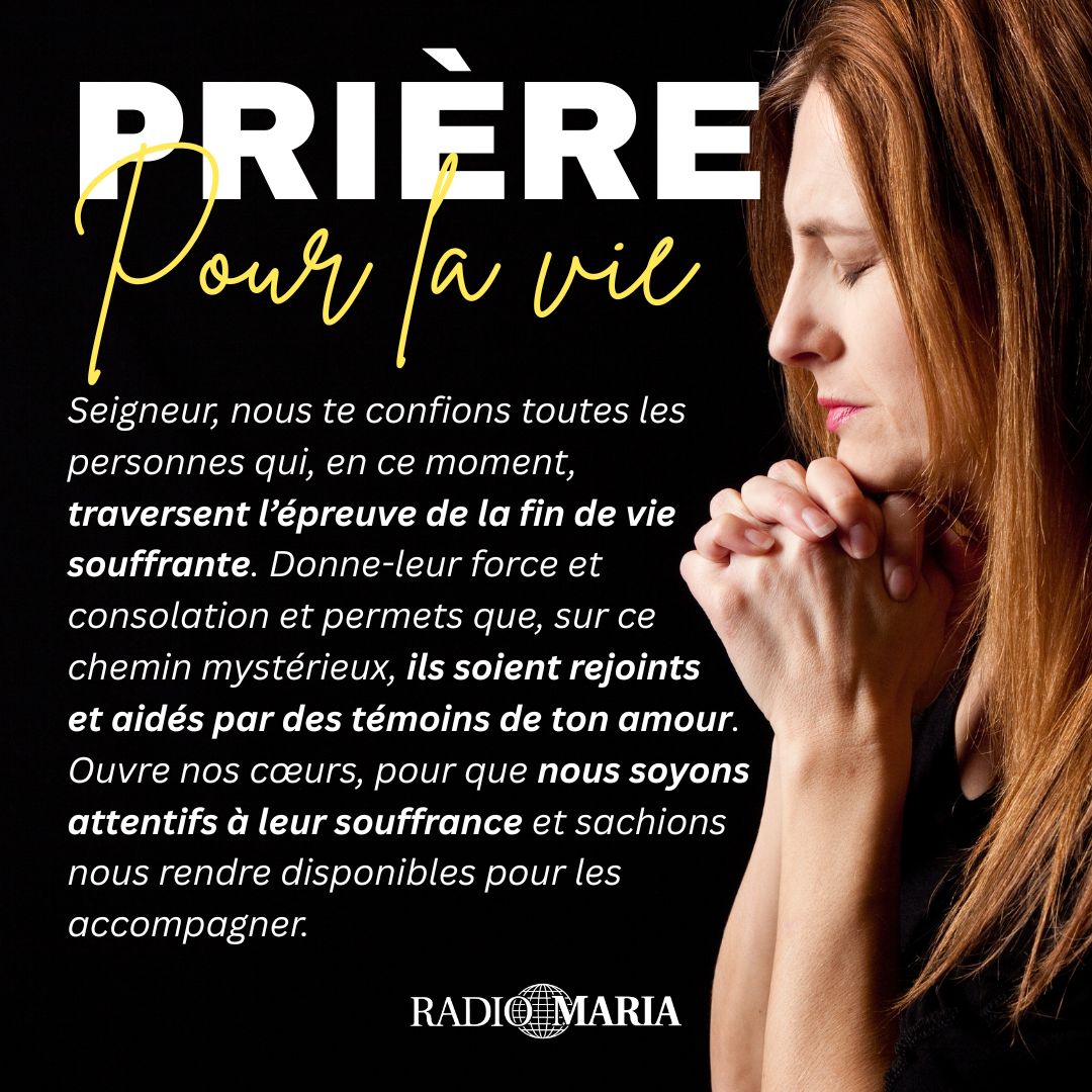 RadioMariaFr1's tweet photo. 🙏 Prions pour la vie !

Du 22 au 30 juin, #RadioMaria s’unit à la neuvaine de prière pour la #vie proposée par les #évêques de #France.
👉 https://t.co/HscfBqdrsS

💙 La vie est un #don. Prions pour qu’elle soit toujours accueillie, protégée et respectée. https://t.co/bnzSjAGvZb