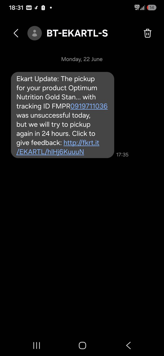 muk46653's tweet photo. @flipkartsupport  @Flipkart  what is thus shit. Not a single person came to pick up the item. Now it says pickup cancelled. I need refund and pickup done for the same. Otherwise will never use flipkart OD337804547653338100 https://t.co/8brEHJNbJA