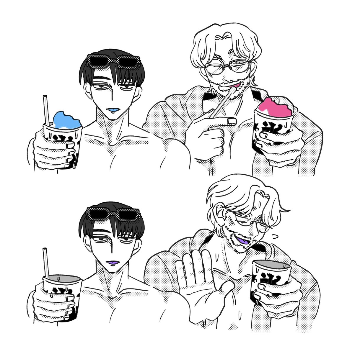 ABgatakaa's tweet photo. #LeviZeke 🍧👅 https://t.co/Nr8QfarMVA