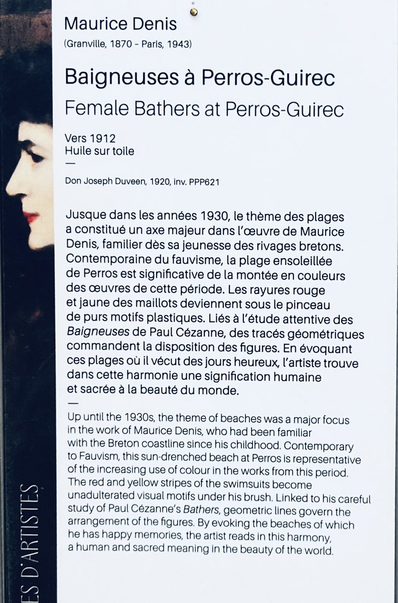 Dominiquepucini's tweet photo. Petit Palais
Musée des Beaux-Arts de la ville de Paris 
#Paris
#MauriceDenis 
Baigneuses à #PerrosGuirec https://t.co/IPvOHdBBWH