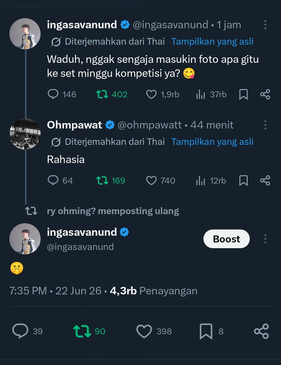 piciyose's tweet photo. udah gasabar bgt buat ditanyain, udah ngikutin ohming dr kapan? DARI DAY 1

#OHMPAWAT #INGASAVANUND #OHMING https://t.co/tCmPq93vgN