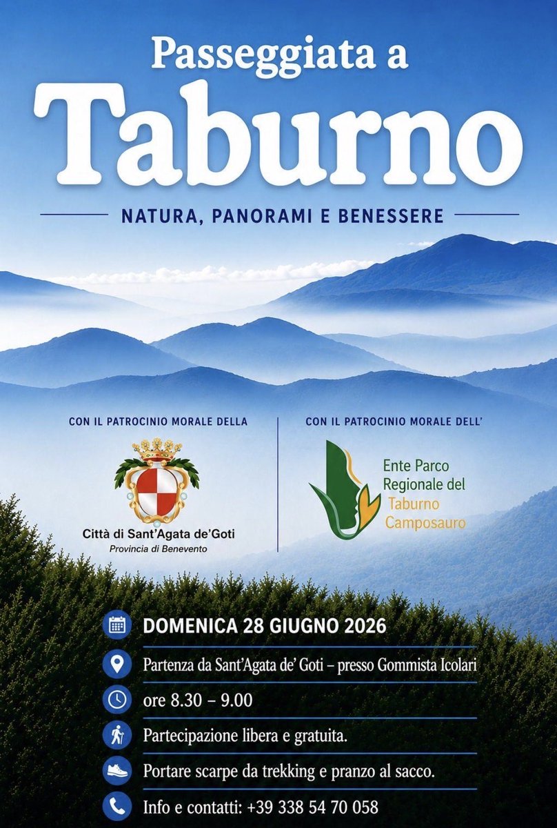 parcotaburno's tweet photo. ⛰️Continuano le escursioni nel Taburno Camposauro alla scoperta delle bellezze naturalistiche e storiche.
🗓️ Il prossimo fine settimana si terranno due appuntamenti imperdibili per staccare la spina, respirare aria pura e rigenerarsi nella natura. 
📌Scegli la tua avventura! https://t.co/mebFkRLh8J