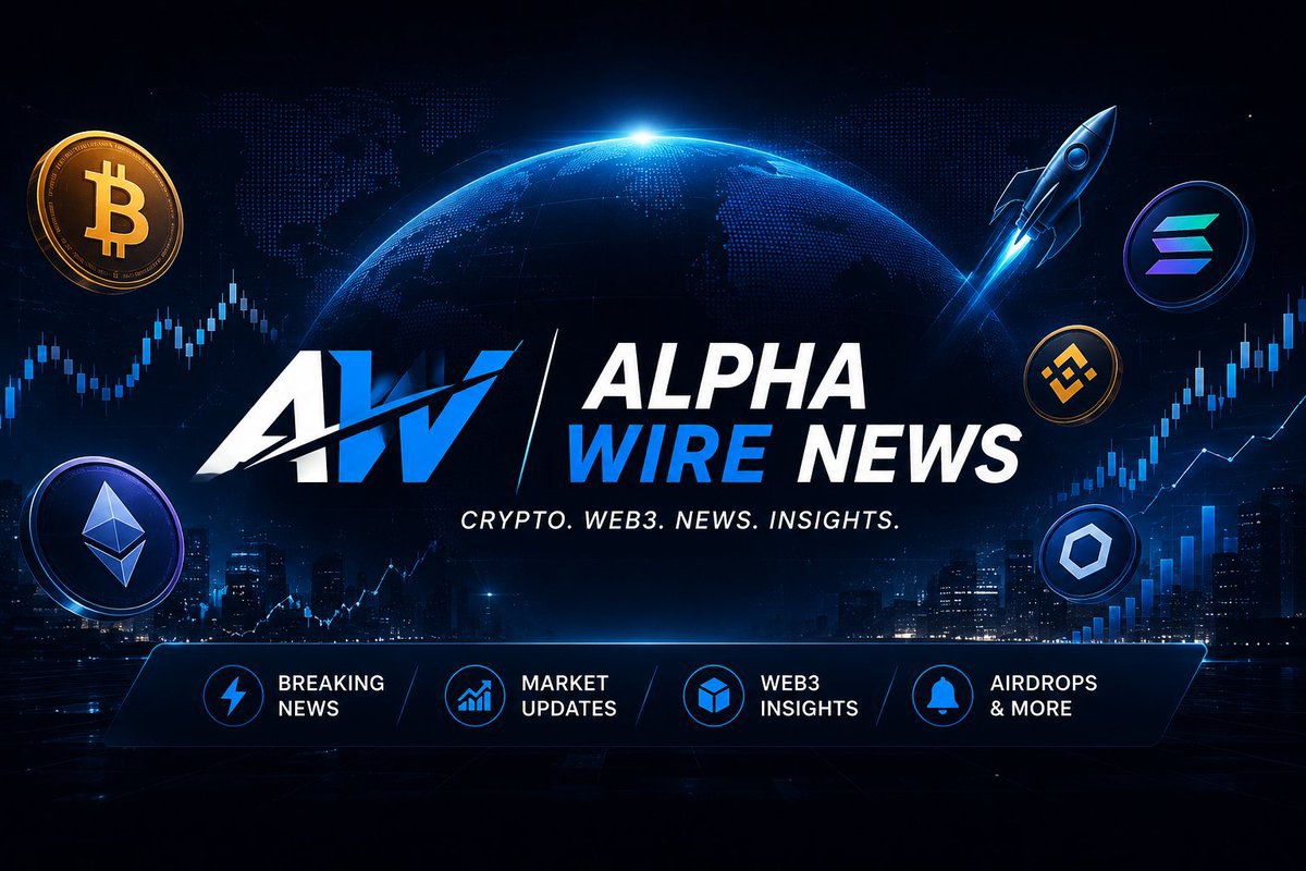 AlphaWireNews's tweet photo. 🚀 Welcome to Alpha Wire News!

Your source for:
🔹 Crypto News
🔹 Web3 Updates
🔹 Airdrops
🔹 DeFi Insights
🔹 Market Alpha

Follow @AlphaWireNews for daily crypto updates.

#Crypto #Bitcoin #Web3 https://t.co/s7TZtTma3u