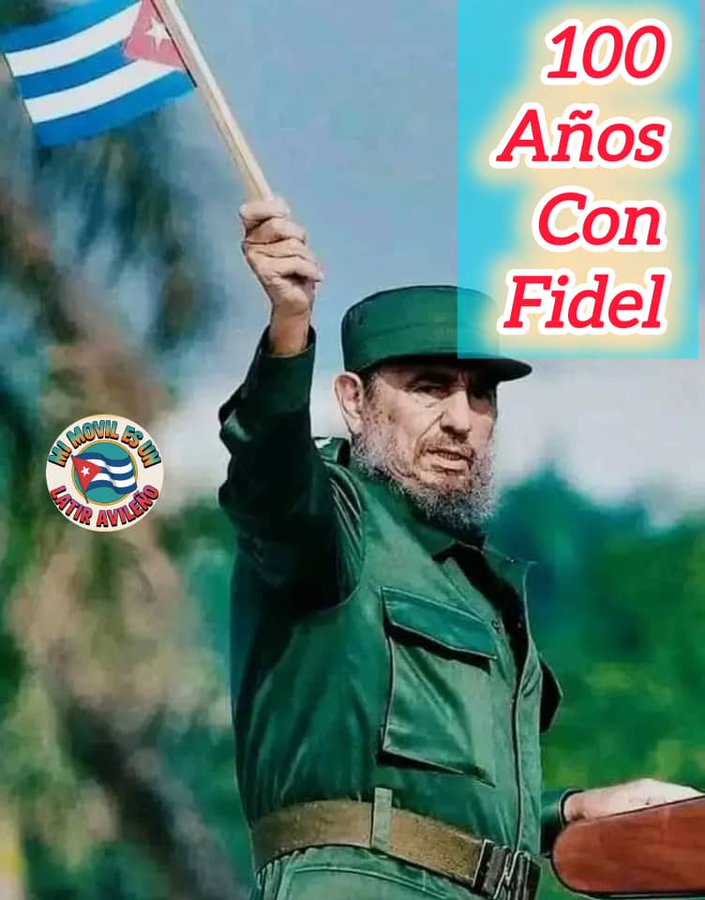 GladysArtemisa's tweet photo. "Nuestra Revolución en desarrollo se ganó ese derecho, se ganó esa solidaridad; nuestro pueblo con su firmeza, con su determinación, con su heroísmo se ganó ese apoyo de las fuerzas que defienden la paz."
#LatiendoConFidel 
@DiazCanelB
@DrRobertoMOjeda https://t.co/cmQ6Fu0wo7