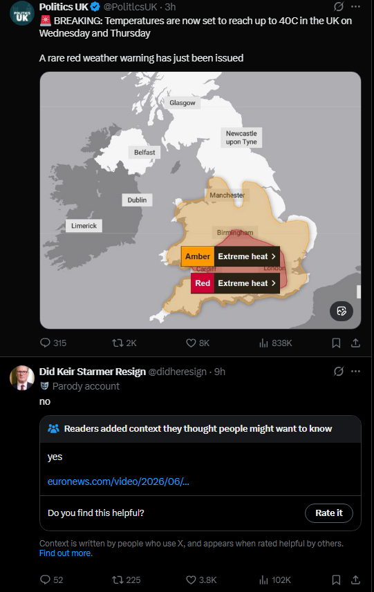 BluePrintDemon's tweet photo. current state of the uk summed up in one photo https://t.co/qeo4EorvD1