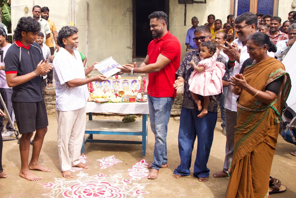pro_guna's tweet photo. The game is on! 🏐

#Attacker officially goes on floors today. ✨

The first shot was inaugurated by filmmaker Pa. Ranjith, who gave the first "Action" call, marking a special beginning for this volleyball-based sports drama.

@zinemaindia @dineshrajoffl @pavishvofficial @netflixandsalad @DNaagapooshnam @saimunish3 @iamactorvarun @Ajith8volley @arjun_anbudan @GouthamMjt @JuniorMGRactor @abyukta @arulmosez @ramu_thangaraj @naushadahmed_97 @dhivyajess11005 @thiliptoxy_ @pro_guna @nsjegadeesan