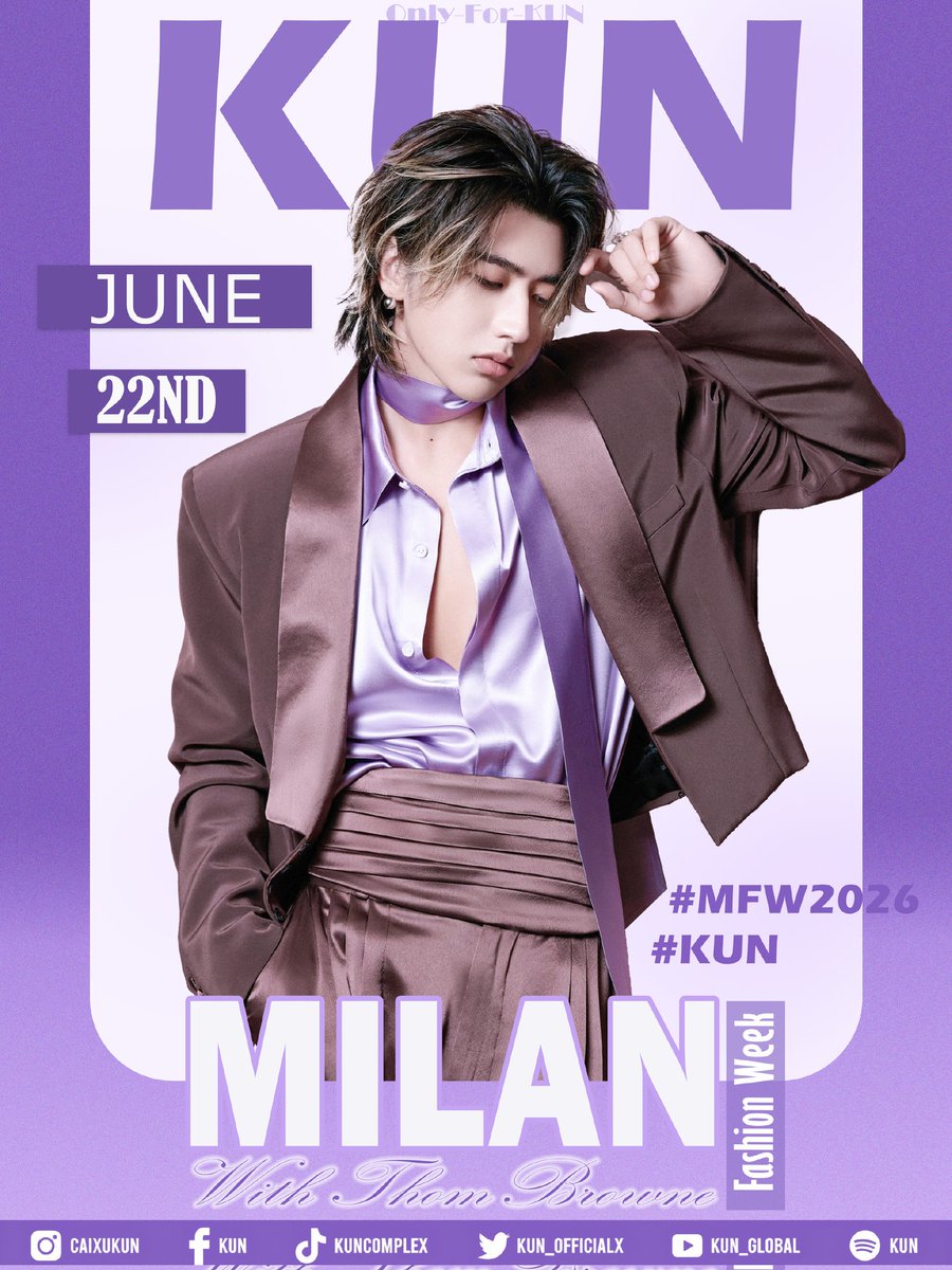zhang980802's tweet photo. KUN brings unique oriental aesthetic vision to the core arena of Western top fashion in Milan.
 
KUN's MFW moment
#KUN #KUNXTHOMBROWNESS27 #THOMBROWNE #MFW
@kun_officialx @ThomBrowne https://t.co/crWc7vQgge