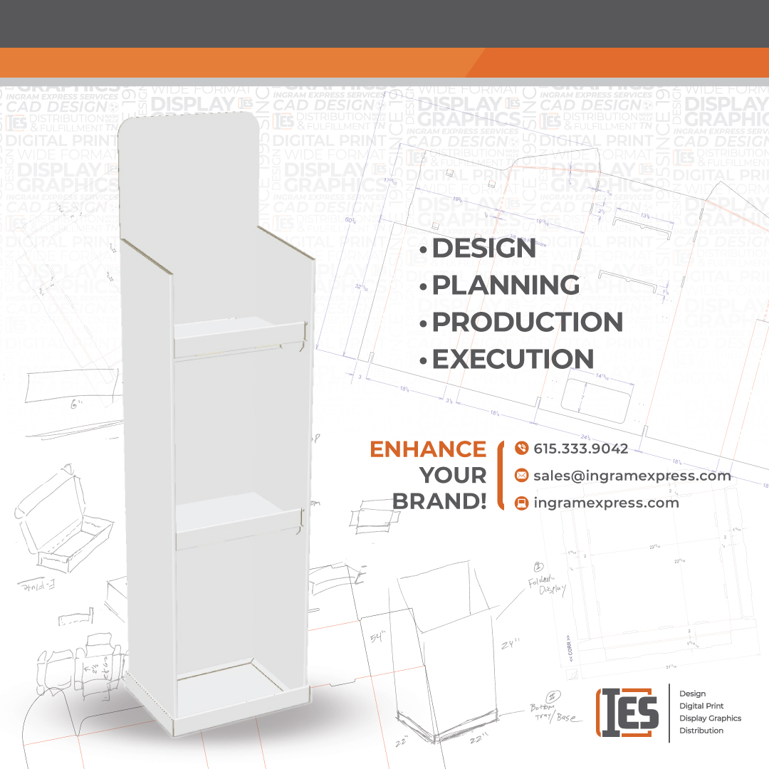 IngramExpress's tweet photo. CUSTOM POINT OF PURCHASE DISPLAYS
We create custom point-of-purchase displays that help your products stand out and drive engagement at retail.
Let IES enhance your brand!
615-333-9042
sales@ingramexpress.com
https://t.co/OnLpDZ0kS3 https://t.co/x8HpXvqzlF