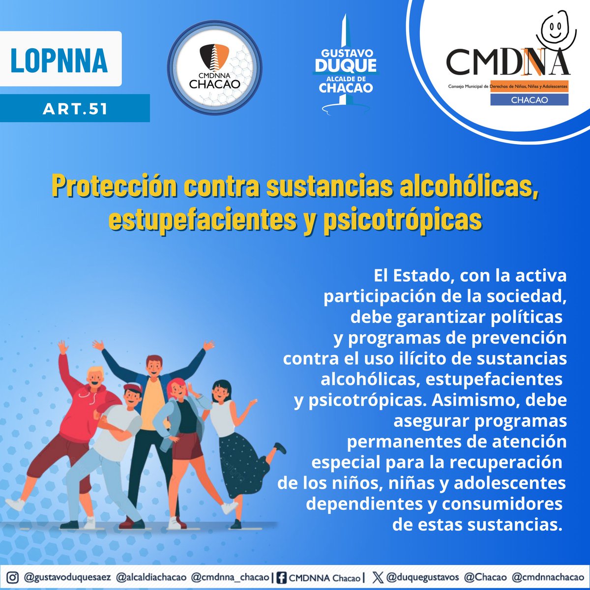 cmdnnachacao's tweet photo. Todos los derechos para todos los niños, niñas y adolescentes https://t.co/s4PcueDeRZ