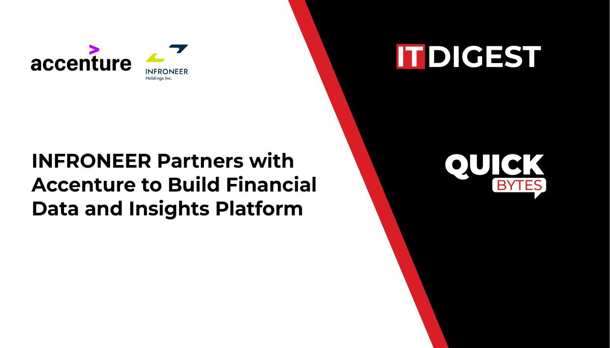 ITDigestmag's tweet photo. INFRONEER Partners with @Accenture to Build Financial Data and Insights Platform
Read More: https://t.co/g9GYZh9TZj
#Accenture #analytics #FinancialDataandInsightsPlatform #financialperformance #Fintech #INFRONEER #ITDigest #news https://t.co/46W24GzMX0