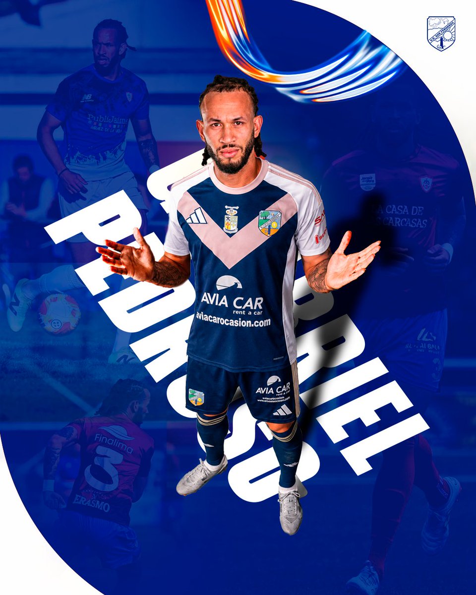 udsanfer's tweet photo. 𝗚𝗮𝗯𝗿𝗶𝗲𝗹 𝗣𝗲𝗱𝗿𝗼𝘀𝗼 • 𝟮𝟬𝟮𝟳 ✍️💙

El central brasileño se incorpora a la U.D. San Fernando tras disputar 34 partidos la pasada temporada y luchar por el ascenso a Segunda RFEF.

¡Bienvenido a tu nueva casa, Pedroso!

#UDSanFernando https://t.co/ivPqQWGTd8