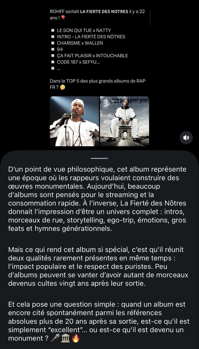 rohff's tweet photo. Fierté des nôtres à 22 ans #First🐐 https://t.co/091f6eHuZu