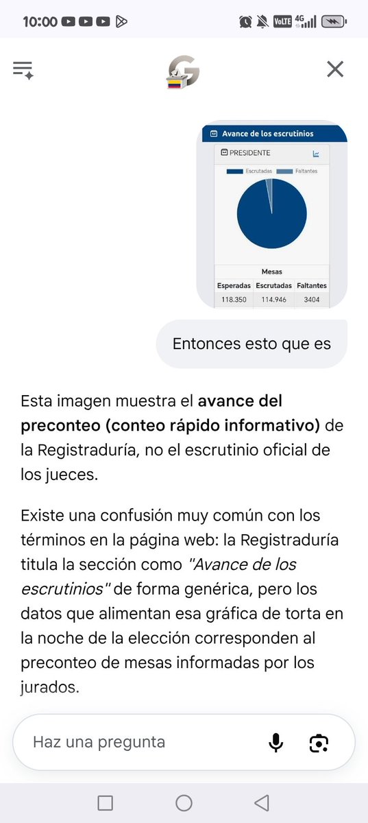 M0ndacuo's tweet photo. @lasanmiguel Realmente la tonta eres tú debes informarte antes de publicar cualquier pendejada, el escrutinio real se realiza con las actas e14 físicas en las cuales se reportan las anomalías encontradas por los abogados y testigos electorales alos jueces https://t.co/KbP4vTpzdW
