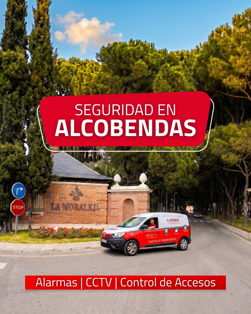 grupolasser's tweet photo. 🏢🏡 Desde La Moraleja hasta el eje A-1, cada entorno exige soluciones distintas.

En Grupo Lasser instalamos #seguridad:

📹 CCTV IP y analítica
🚨 Alarmas (Grado 2 y 3)
🔑 Control de Accesos

Pide tu visita técnica gratuita y protege lo que importa. 👇
https://t.co/nWxHklCCRo https://t.co/GTGVrf3FUw