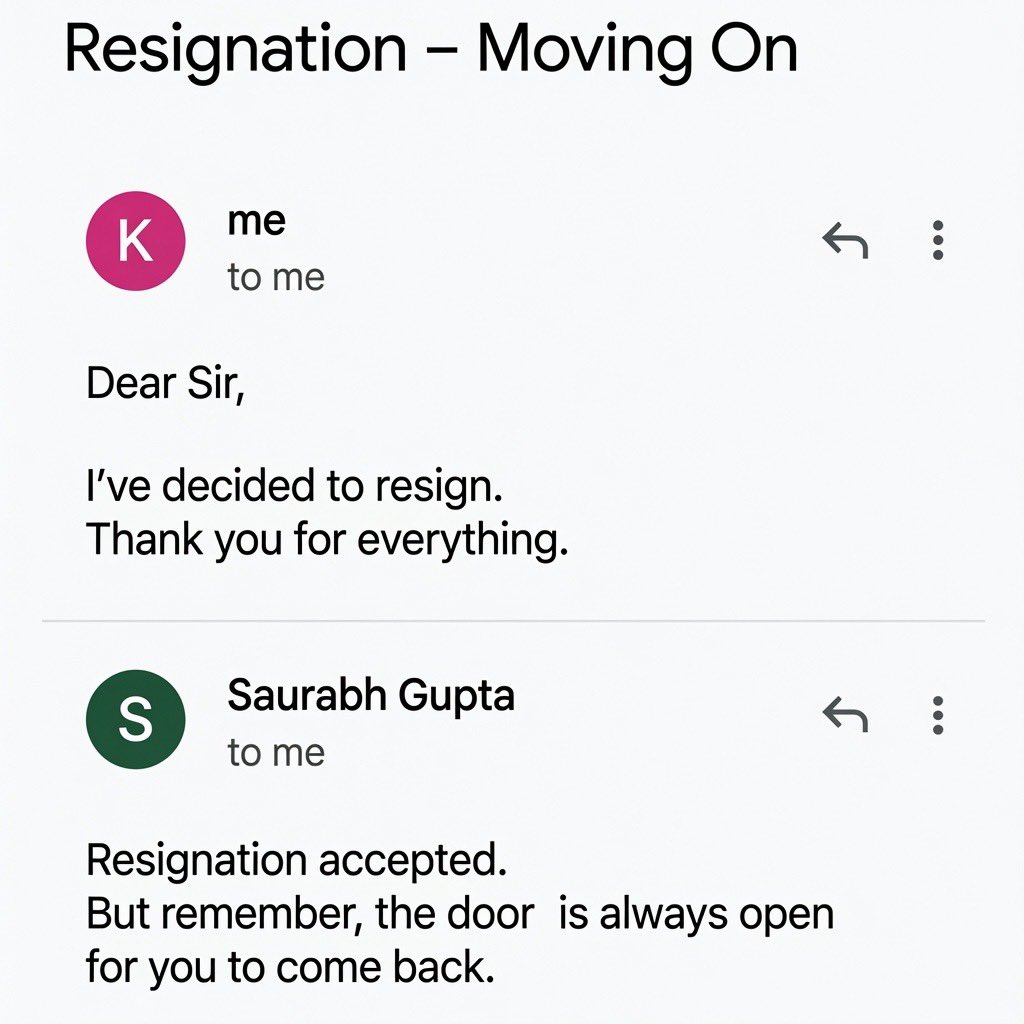 CaptainInsightX's tweet photo. best resignation I've ever seen https://t.co/Y07kPyegRW