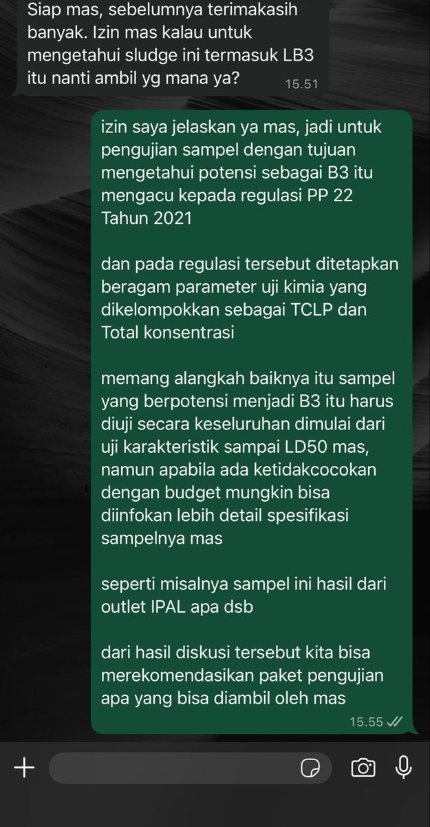 envichemist's tweet photo. definisi palugada di lingkup lab lingkungan

jadi analis bisa, sales marketing bisa, rnd bisa, supervising bisa, training bisa https://t.co/eqk27pLpv4