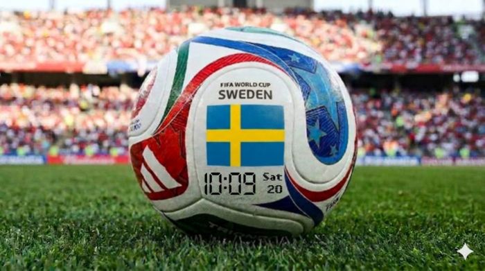 WatchfacesBe's tweet photo. New Post: World Cup 2026 Ball – Sweden https://t.co/q9452uCTji https://t.co/F03RnnivN0