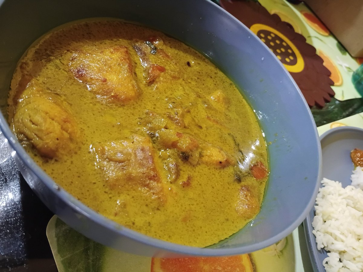 KCADfnbGoa's tweet photo. Fish Caldin. A type of #Goan curry. https://t.co/QUwwr0aD6v