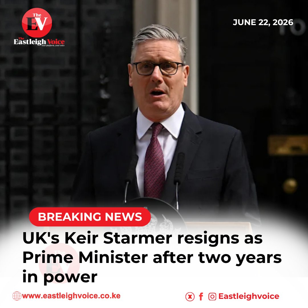 Eastleighvoice's tweet photo. BREAKING NEWS: British Prime Minister Keir Starmer on Monday said he would step down amid mounting political pressure.

He outlined his plans on Monday after a weekend of reflection, with ministers saying he had been weighing what is best for the country.

Read More: https://t.co/fakQXIpcEE