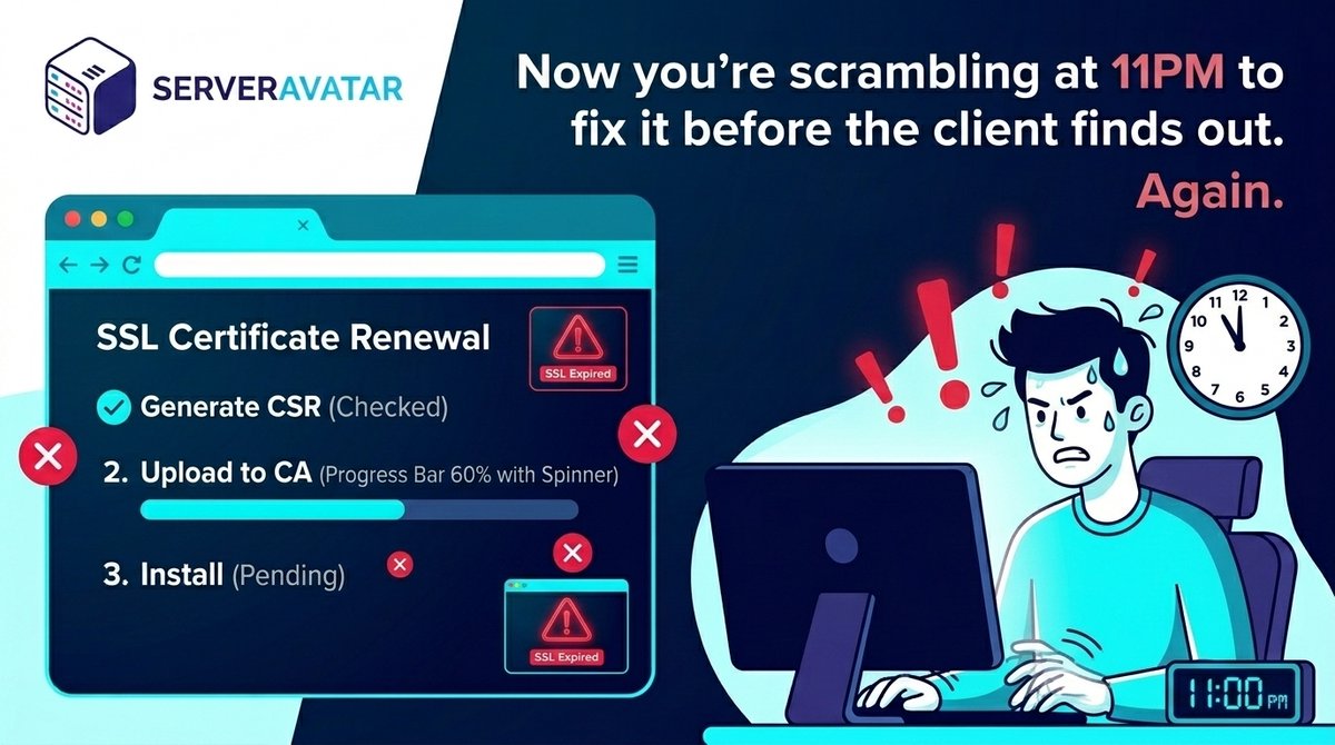 ServerAvatar tweet picture