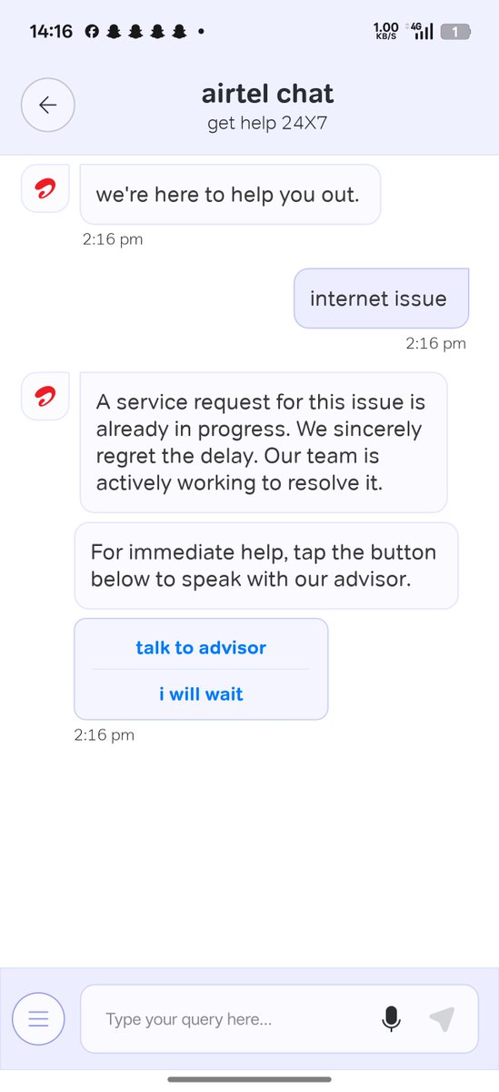 vrma_pratik's tweet photo. @Airtel_Presence Keep adding up new customer base and no work on service for existing customer.
@Airtel_Presence 
@airtelindia 

Loosing just one customer won't affect you but for me bad service doesn't work.

#Madhubani 
#Bihar https://t.co/iYcFkIPy0g