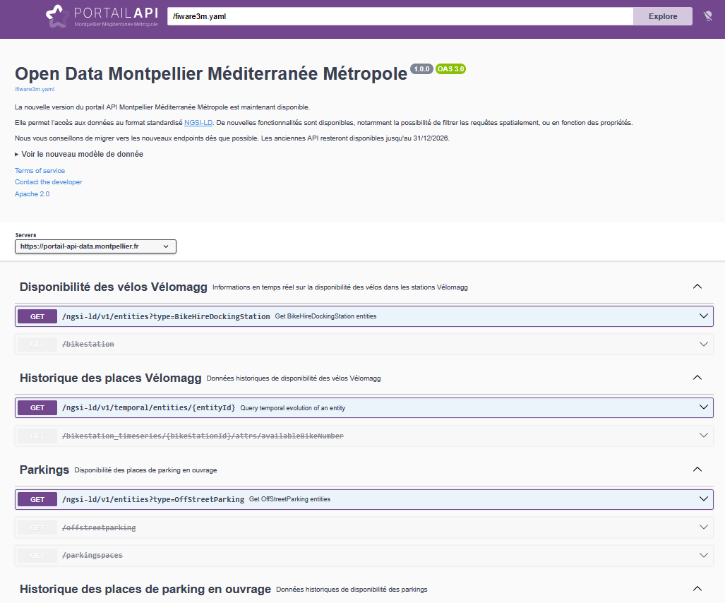 OpenData3M's tweet photo. 🚀 Nouveau portail API #OpenData Montpellier mis en ligne !
@montpellier_  franchit une nouvelle étape dans sa stratégie data avec la mise en ligne de son nouveau portail API :
 👉 https://t.co/9JEN4jUD13 https://t.co/P4NL1gUbqa
