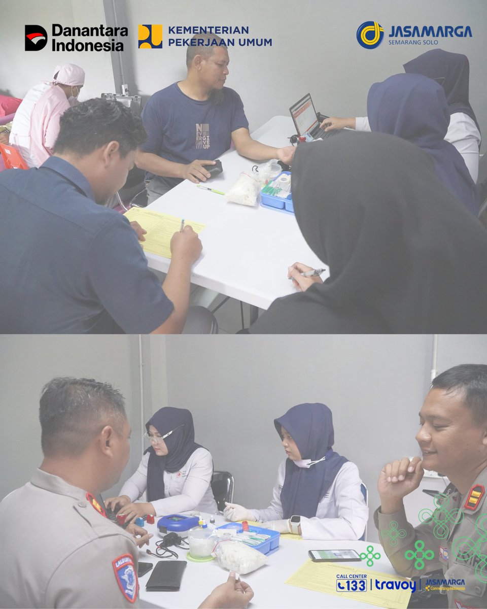 tmjsemsol's tweet photo. Hay #KawanTMJ Semarang(22/06) PT Trans Marga Jateng melaksanakan kegiatan Donor Darah sebagai Wujud Kepedulian dan Semangat Sosial
#MelayaniSepenuhHati #DonorDarahTMJ #SetetesDarahSejutaHarapan https://t.co/lB7YB5eHbQ