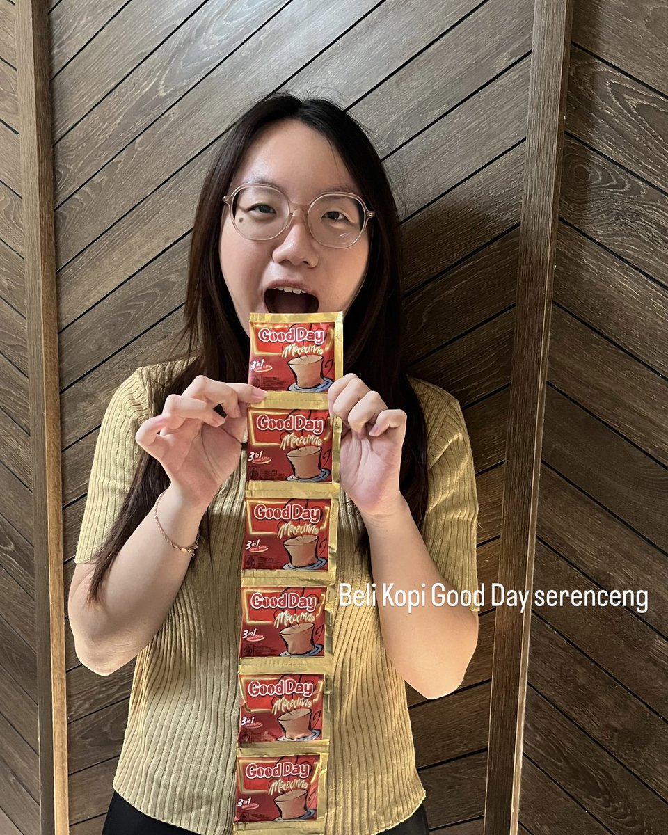GoodDayID's tweet photo. In this economy, kayaknya aku lebih butuh Vitamin B
#KopiGoodDay https://t.co/LVGnGsFwd5