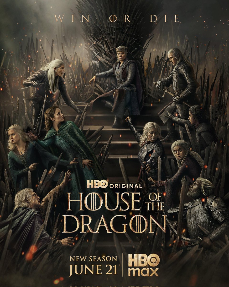 Rovitox's tweet photo. Buenos días ✨✨

Hoy se estrena el primer episodio de la tercera temporada de House of the Dragon 🔥

Ya había muchas ganas de volver a ver el enfrentamiento entre Rhaenyra Targaryen y el Consejo Negro contra el Consejo Verde ⚔️

#HouseOfTheDragon https://t.co/DEMV2AAoZD