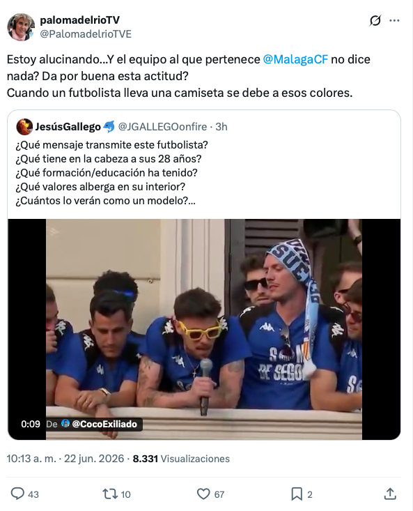tip0DeIncogni's tweet photo. Una periodista deportiva que confunde el Sabadell con el Málaga, cine https://t.co/xkz8LUOvOG