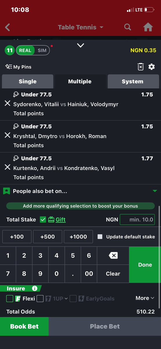 SixKpuntz's tweet photo. Which one una want 
Straight win / under 🏓 https://t.co/giO7NhvcnW