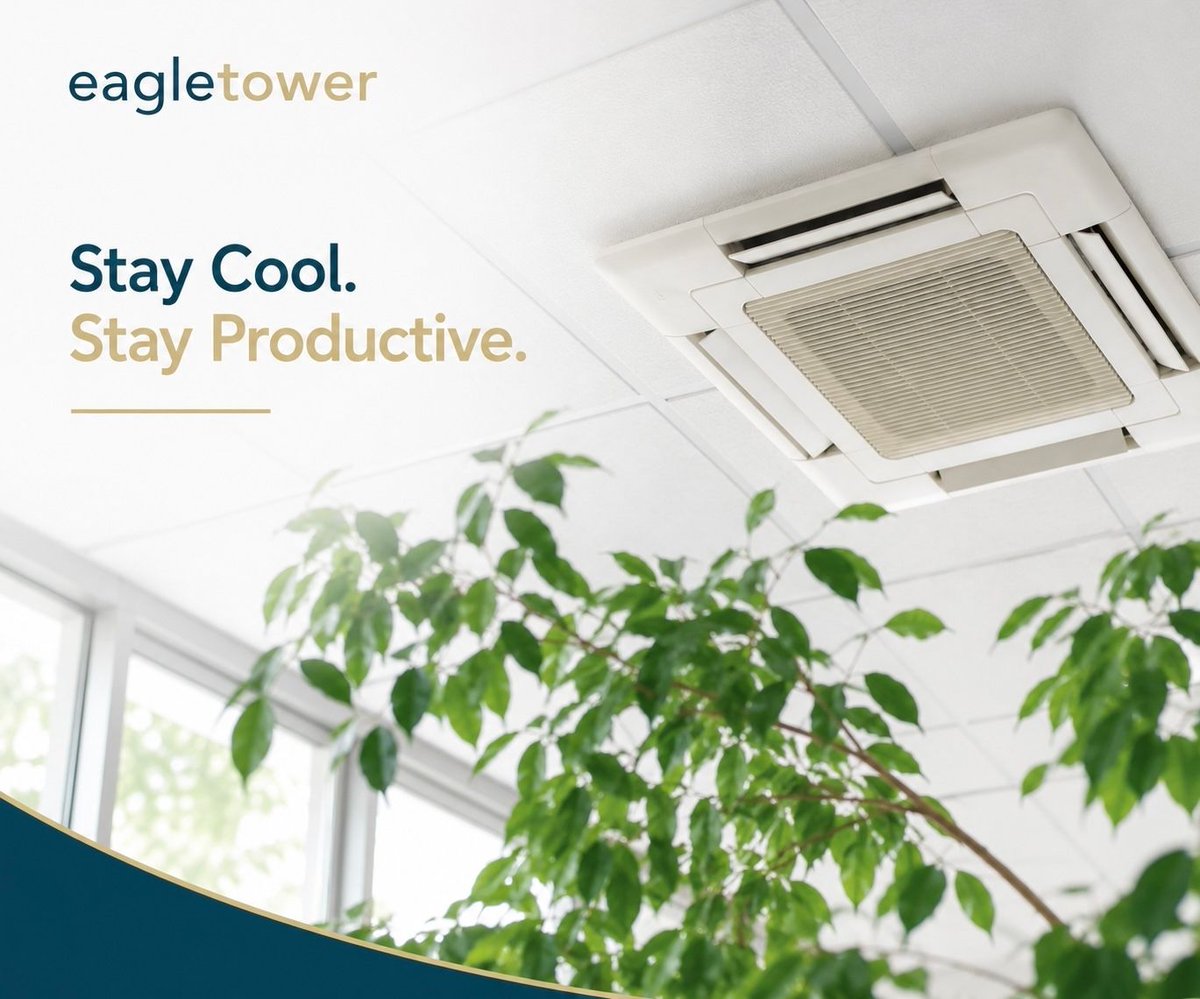 EagleTowerChelt's tweet photo. ❄️ Stay cool and stay productive at #EagleTower this summer.
Our air-conditioned offices and #meetingrooms provide a comfortable, professional environment for businesses of all sizes.
📞 01242 263852
#CheltenhamBusiness #OfficeSpace #WorkspaceSolutions #AirConditioning https://t.co/whaO1ERClK