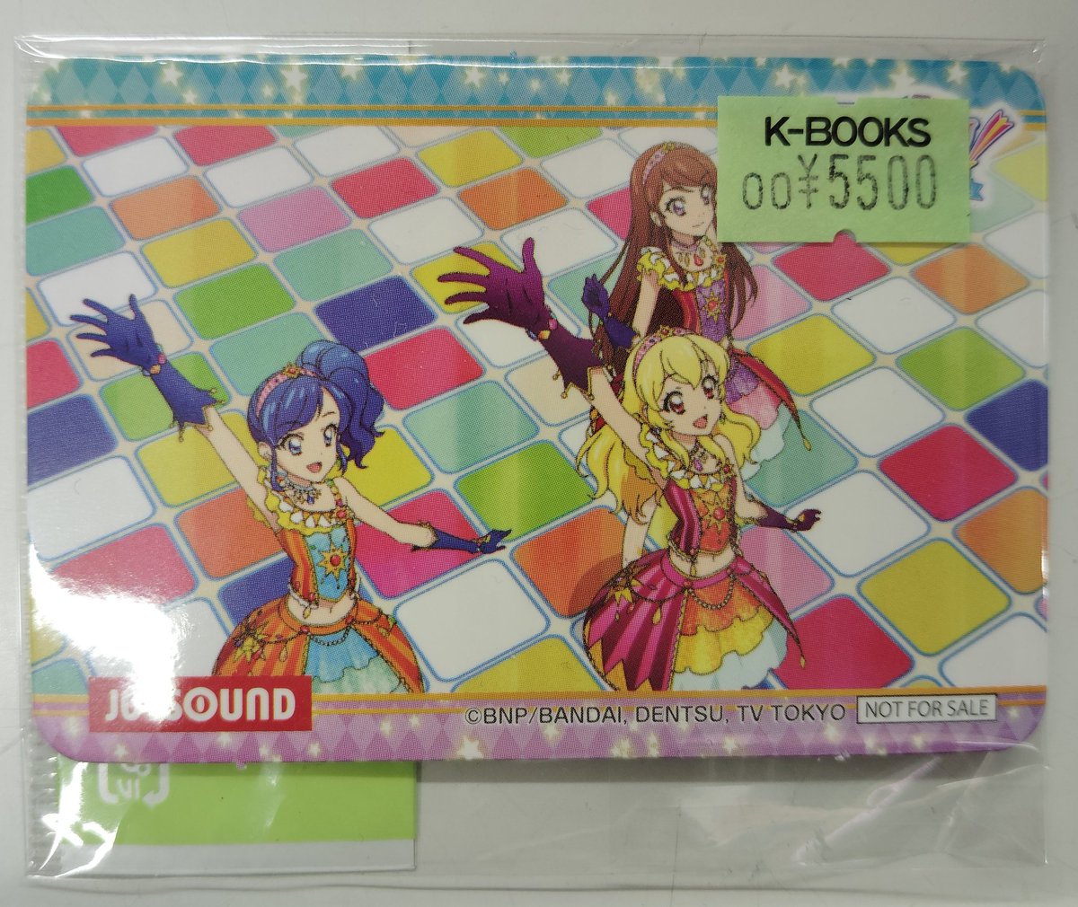 アイカツ ジョイサウンド コースター いちご あおい 蘭 入荷情報】 アイカツ! JOYSOUNDコラボ コースター 入荷しました