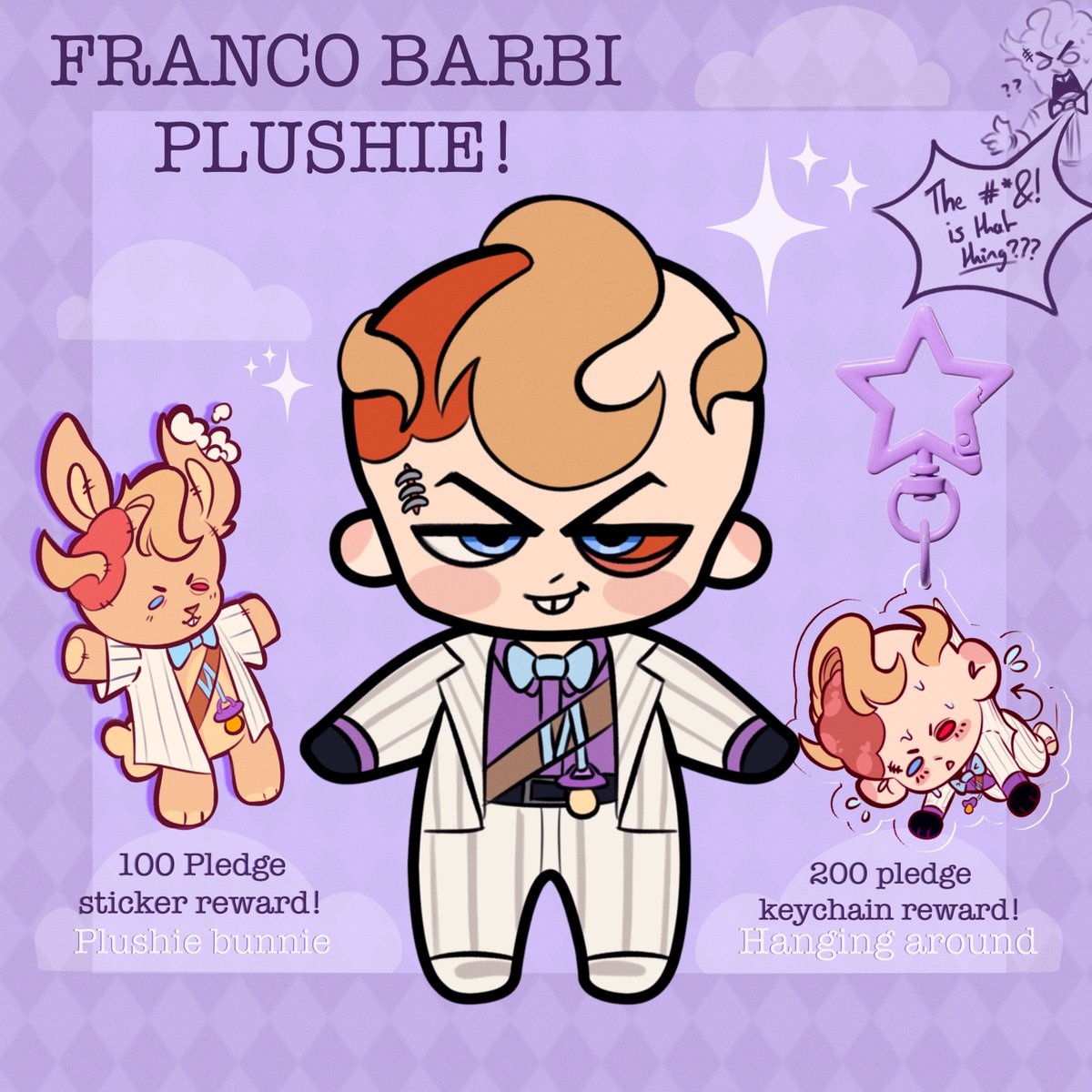 InkySlinkyStuff's tweet photo. Omg..The baby..only 2 apples tall..

Throw him at the wall, squeeze him till he pops,or tuck him in for nap time!

Thanks to ACG Reaching out this lil menace is up for petition, and will become REAL if we reach 100 pledgers! :D 

🔗 Below!
#FrancoBarbi #Theoutlasttrials #plush https://t.co/HWcilkYxW1