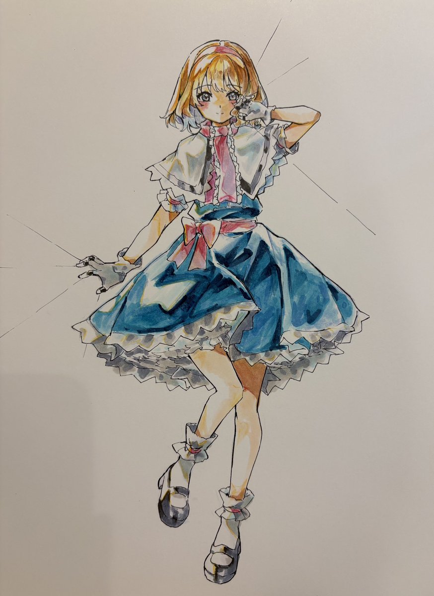久しぶりにアナログでアリス描いてた