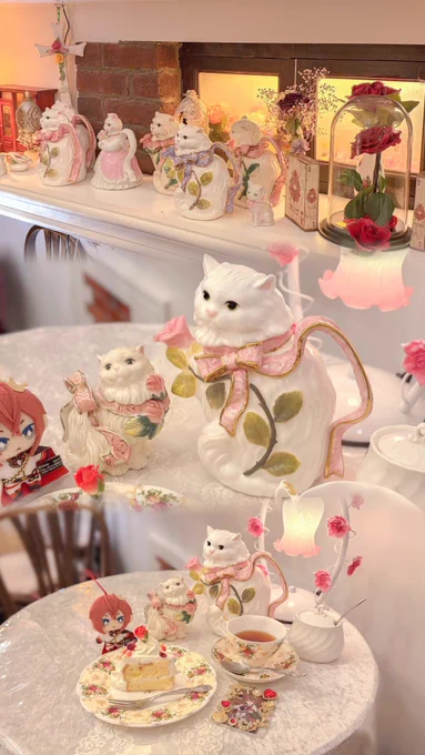 ディズニー好きな人絶対好きなメルヘンカフェ行ってきた⌒。.お皿もティーポットも好きなの選べるの神…꒰՞⸝⸝⊃. <՞꒱