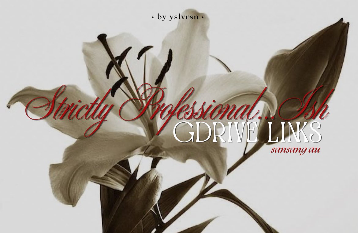 yslvrsn's tweet photo. strictly professional…ish — snsng socmed au gdrive links 📁 https://t.co/r51dME1ts4