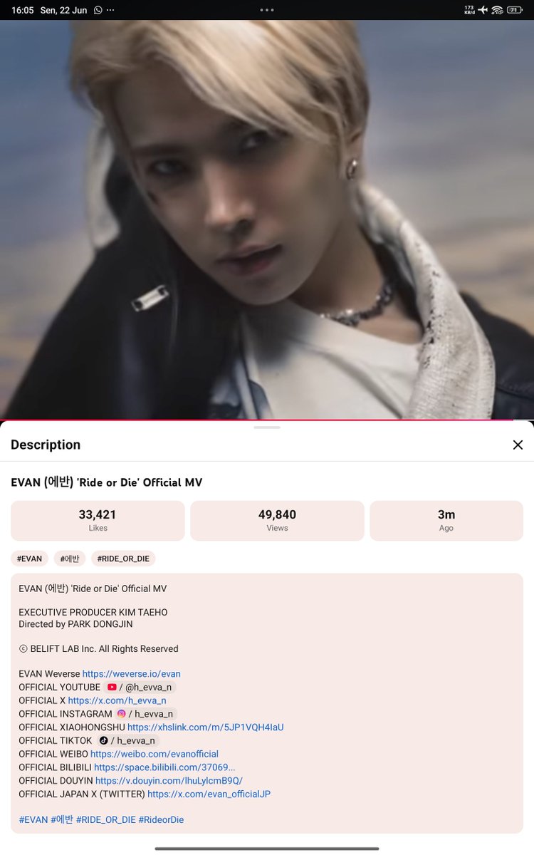 xdndf_'s tweet photo. [22.06.2026]
SELAMAT DEBUT SOLO SAYANG KU EVAN LEE ❤️🍀

RIDE OR DIE OUT NOW
#EVAN #에반 #RIDE_OR_DIE
#EVAN_1stDigitalSingle
#RIDE_OR_DIE_OutNow
@h_evva_n @evan_officialJP https://t.co/W2bWIXIDrS