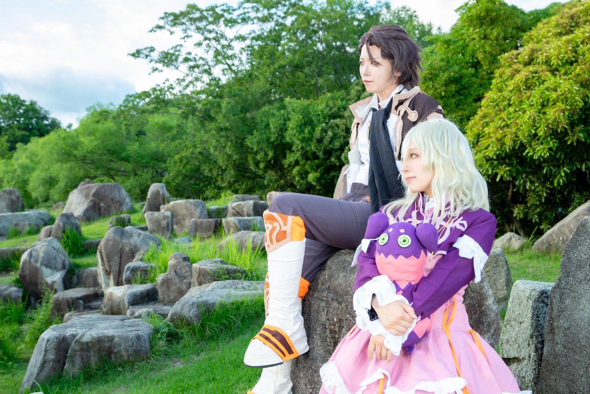 yuyukimimi18's tweet photo. ✱コスプレ✱

◇ ┈┈┈┈ ✦ ┈┈┈┈ ◇

　　TALES OF XILLIA

◇ ┈┈┈┈ ✦ ┈┈┈┈ ◇

　エリーゼ　： @either1070

　アルヴィン： @yuyukimimi18

📸： @rkP7VI0ihKgTJzv https://t.co/kIWiHEkBRB