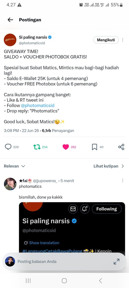 xxfa_00's tweet photo. @photomaticsid Photomatics

Done kakak admin, wish me luck 🤩🤩🤩 https://t.co/CQRUds2vgn